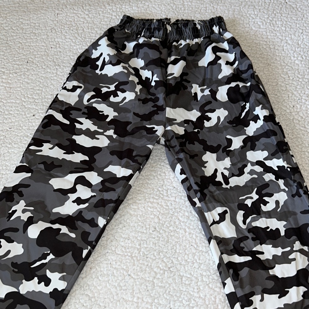 Black & White Camo Joggers